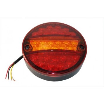 Фонарь задний LED л, п с кабелем 24V, универсальный, с указателем поворота 