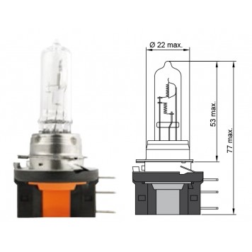 Автомобильные лампы H15 12V