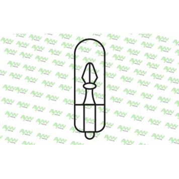 Лампа накаливания W1.2W T5 24V 1.2W W2X4.6d (100шт/упак) 