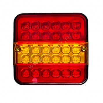 Фонарь автовоза 3-х секционный LED 140*140*8(19303) 