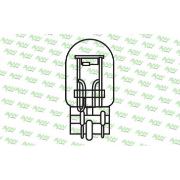 Лампа накаливания WY21W T20 12V 21W W3X16d AMBER (10шт/упак) 
