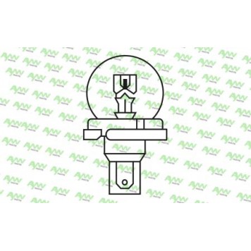 Лампа галогеновая H4U 12V 100-80W PU43T (1шт) 