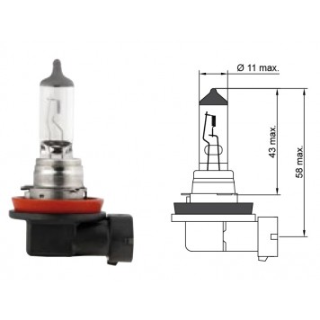 Автомобильные лампы B11101 