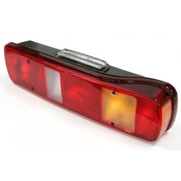 Фонарь задний Volvo с боковой фишкой с подсветкой номера 611617L,  611618R