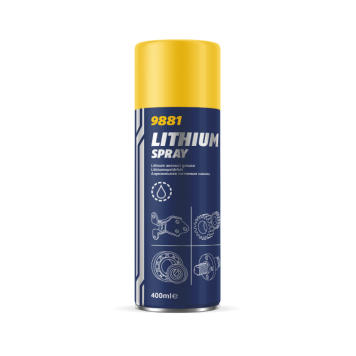 Смазка 9881 LITHIUM SPRAY Mannol литиевая смазка 400мл 