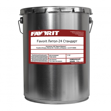 Смазка литол -24 Favorit СТАНДАРТ 9кг 