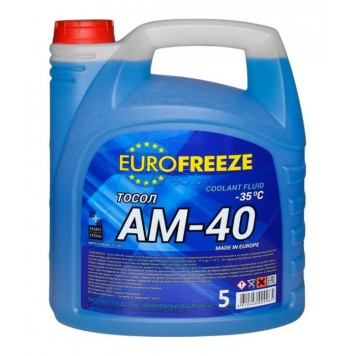 Тосол синий АМ40 EUROFREEZE 4,8 кг 