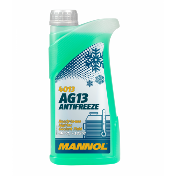 Антифриз зеленый AG13 -40 прозрачная канистра 1л (1,08кг) 
