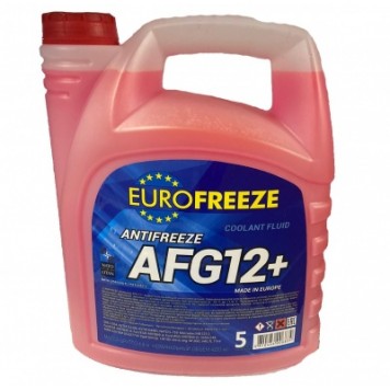 Антифриз красный EUROFREEZE AFG 12+ -40C 4,7 кг (4,3л)