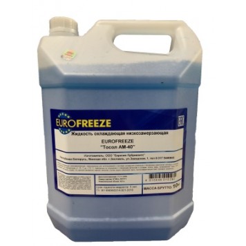 EUROFREEZE Antifreeze AFG 11 -40C 10кг (9Л) ПЭТ синий 