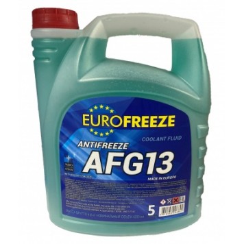 Антифриз зеленый EUROFREEZE AFG 13 -40C 4,7кг (4,3л) NEW 