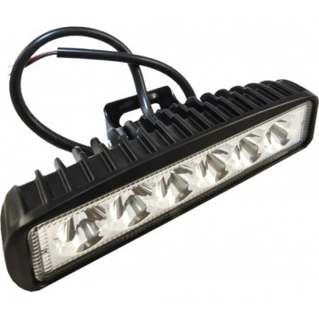 Фара дополнительная светодиодная прямоуг, дневн.ходовые огни, 18W 