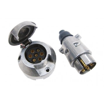 Разъем электрический 12V (комплект, N-type, металл) 