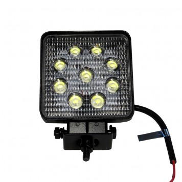 Фара дополнительная светодиодная квадратная, напр. свет, 27W 9 LED 