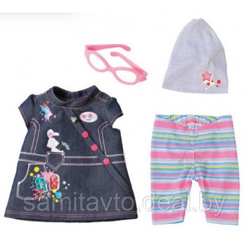Одежда для куклы BABY Born джинсовая Игрушка. Оригинал. 