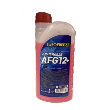EUROFREEZE Antifreeze AFG 12+ -40C 1 кг (0,88Л) NEW красный 