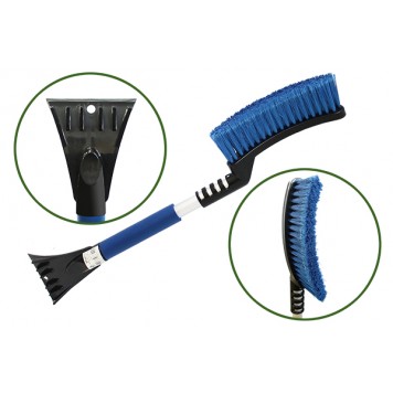 Щетка для снега со скребком (L=60 см) 