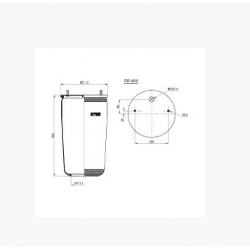 Пневмоподушка AKTOS 3752P