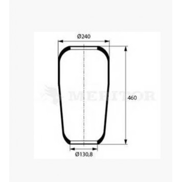 Пневмоподушка Continent 720N