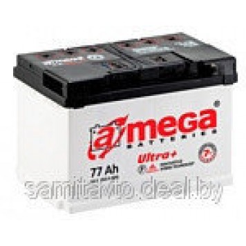 Автомобильный аккумулятор A-mega Ultra плюс 77 А/ч