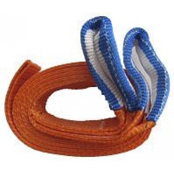 Трос буксировочный 7,5 тонн, 5 метров, ширина 50мм (петля-петля)