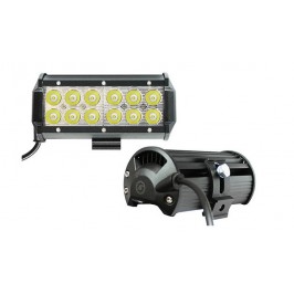 Фара светодиодная противотуманная и рабочего света 10-30V, 36W (160х80мм, 12 LED) Фара светодиодная противотуманная и рабочего света 10-30V, 36W (160х80мм, 12 LED)