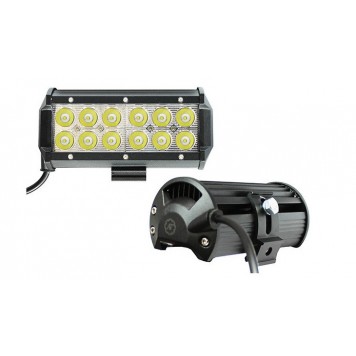 Фара светодиодная противотуманная и рабочего света 10-30V, 36W (160х80мм, 12 LED)