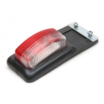 Указатель габаритов с кронштейном, под лампочку, красно-белый Е-308