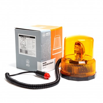 Маяк проблесковый 24 В жёлтый  (лампа А24-21)