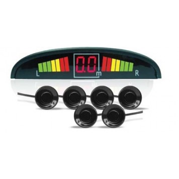 Парковочный радар AVS PS-126U (6 датчиков, светодиодный дисплей) 