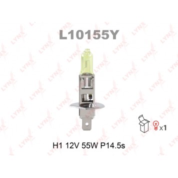 Лампа H1 12V 55W P14.5S YELLOW 