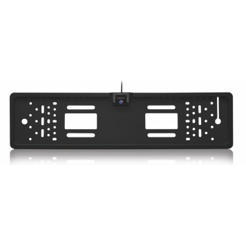 Камера заднего вида парковочной системы в рамке номера AVS 